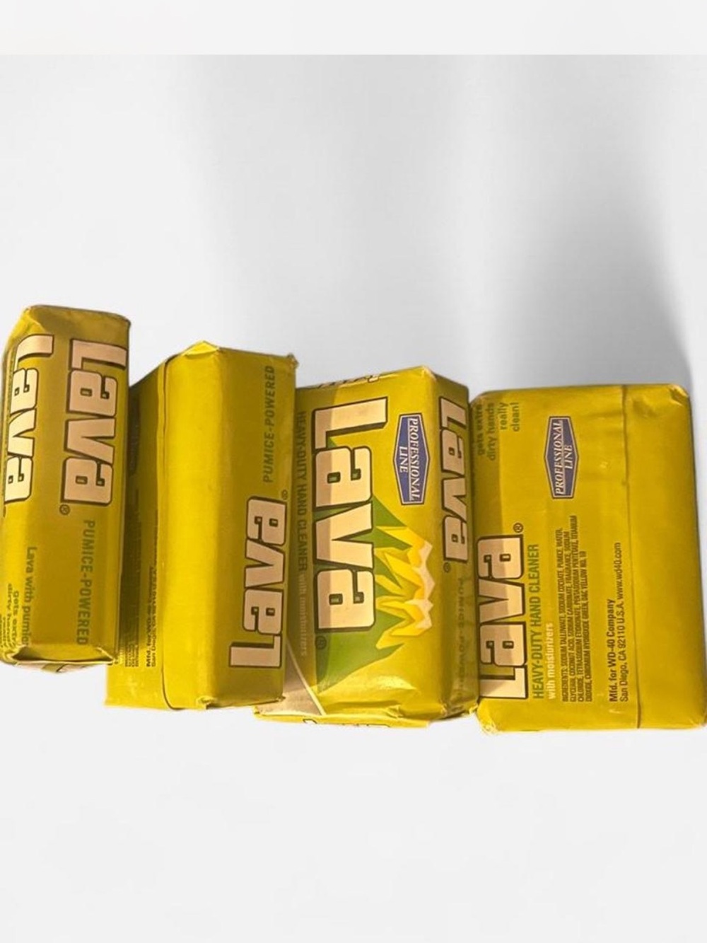 4 Lava Heavy Duty Hand Cleaner Bar - Yellow